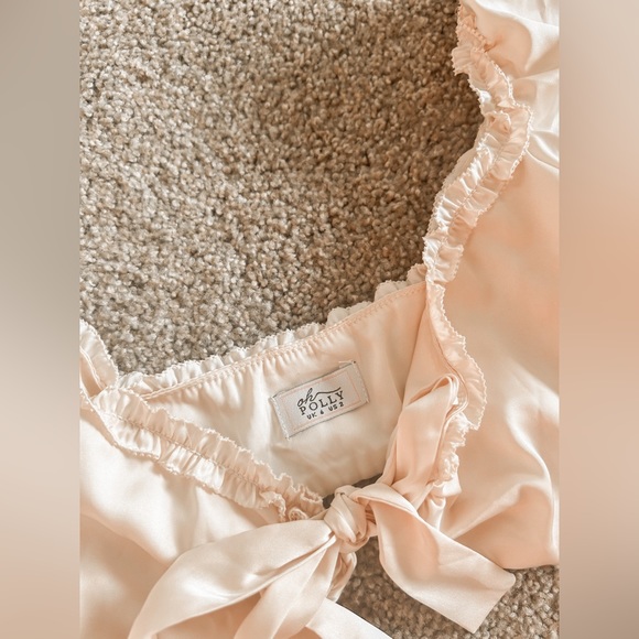 Oh Polly Cream Ruffle Intimates Set - Picture 3 of 4